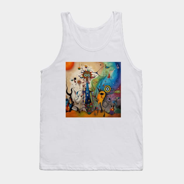 Surreal Orientalism - The Dance of Divergent Colors Tank Top by TooplesArt